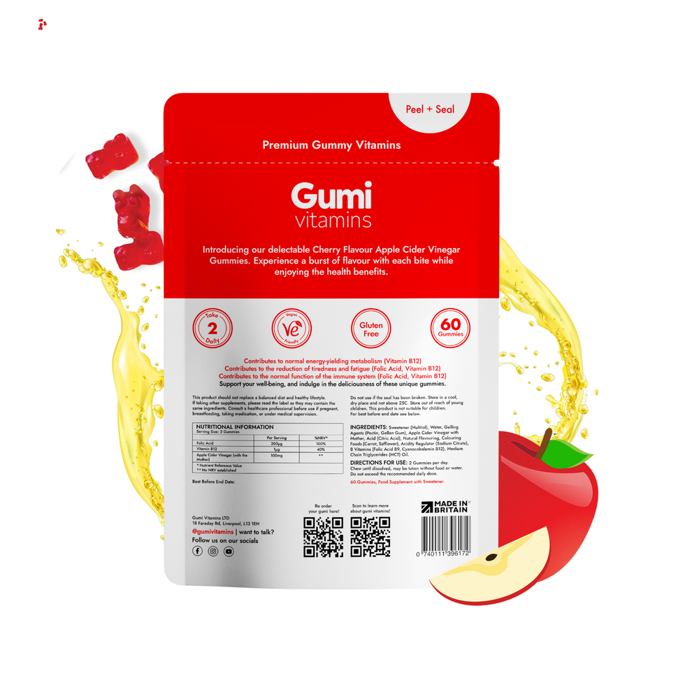 Gumi Vitamins Detox Apple cider vinegar Gummies