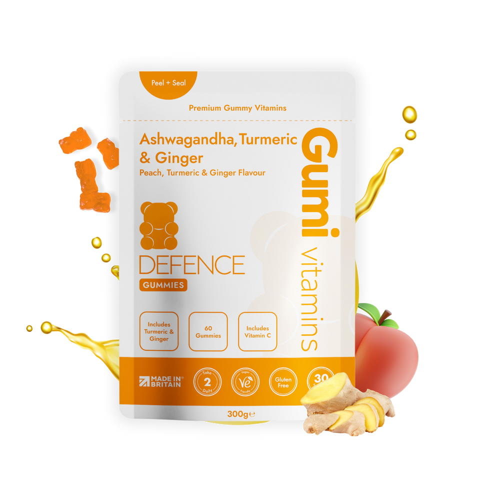 Gumi Vitamins Defence - Ashwagandha, Turmeric & Ginger Gummies