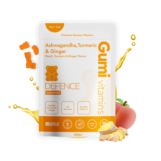 Gumi Vitamins Defence - Ashwagandha, Turmeric & Ginger Gummies