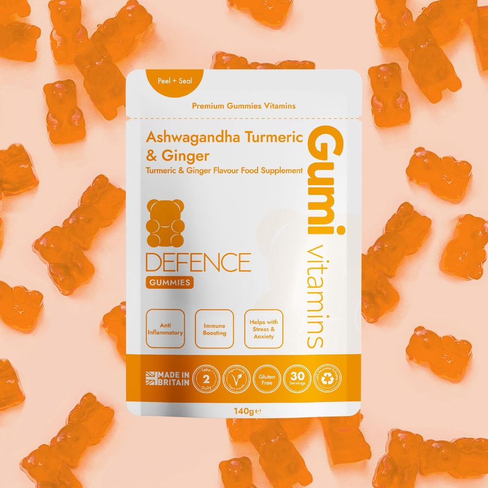 Gumi Vitamins Defence - Ashwagandha, Turmeric & Ginger Gummies